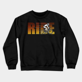 Racing bike vintage cyclist saying Crewneck Sweatshirt